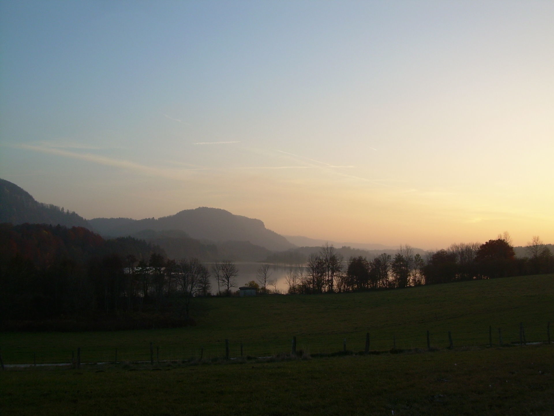 brume sur le lac d'Ilay