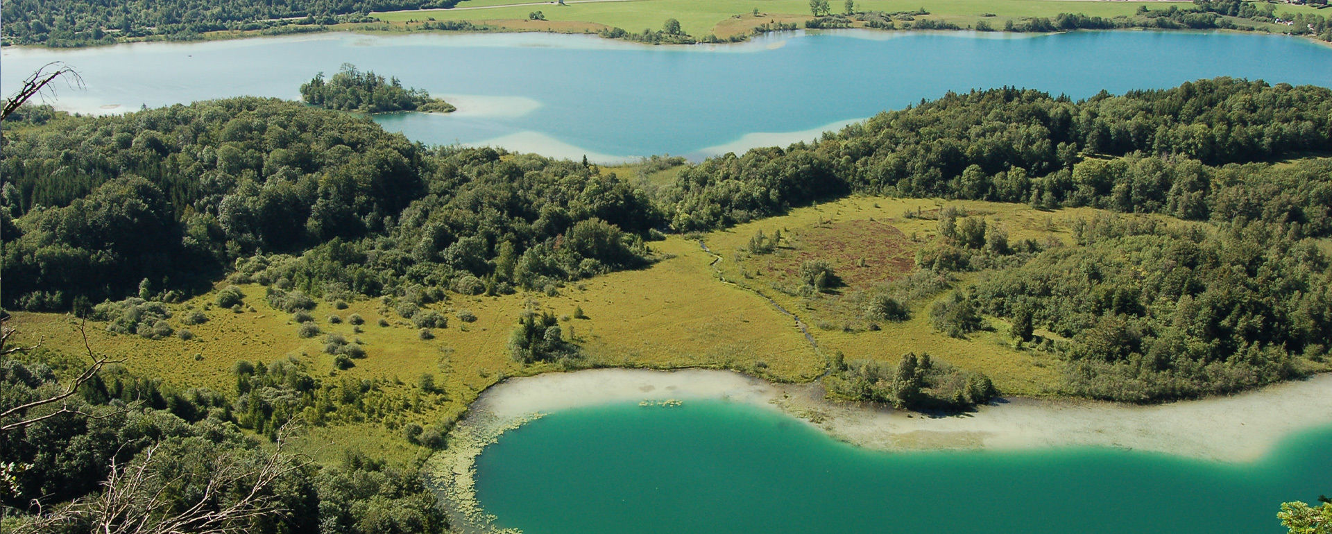 lacs Ilay et maclu, couleur émeraude